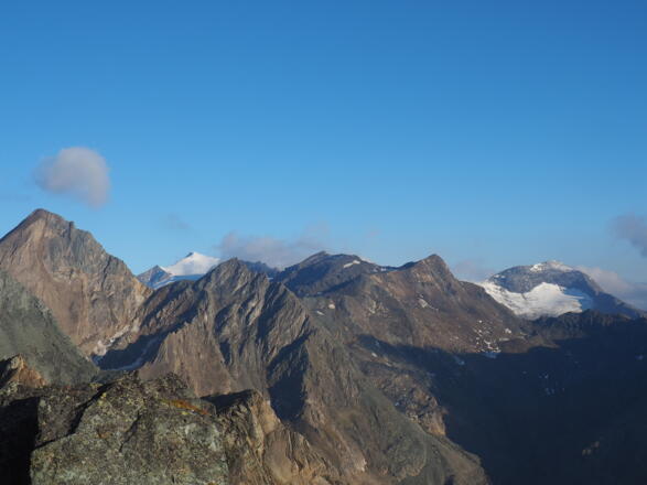 Blick zum Weißspitz und zum Großvenediger