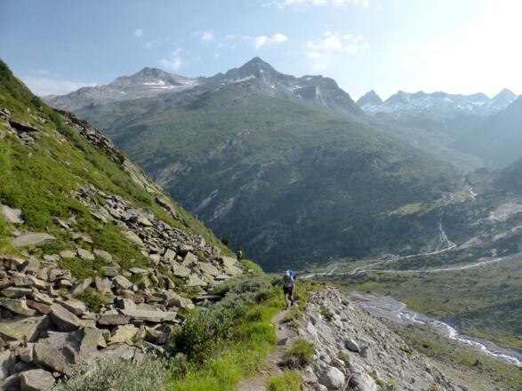 Im Aufstieg zum Schönbichler Horn