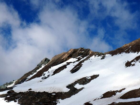 Schneefeld ~2875m zum Gratsattel 2945m