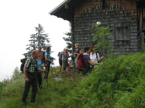 Jagdhütte nach der Hinterkaseralm