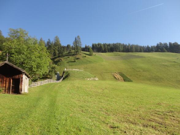 Letzte Meter im Abstieg