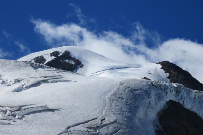 Die Wildspitze Nordwand.