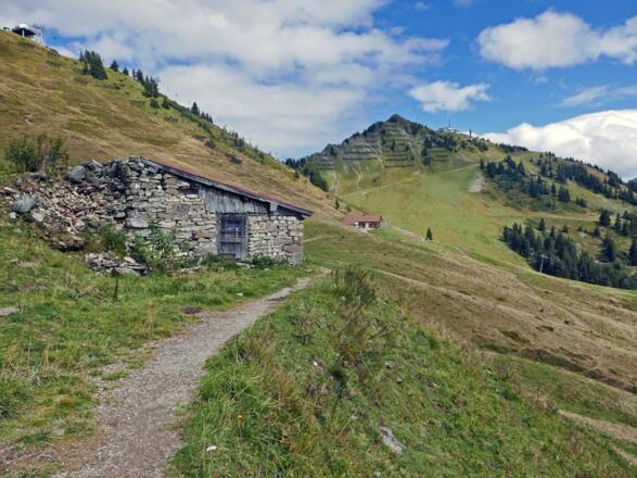 Blick zurück zum Walmendinger Horn