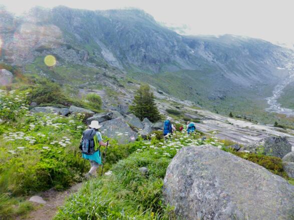 Aufbruch von der Berliner Hütte