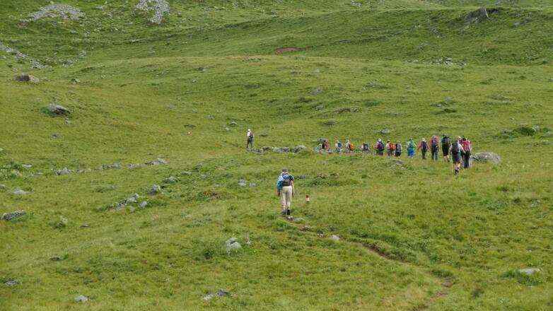 Im Almgebiet oberhalb der Steilstufe