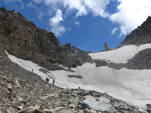 Am Ende des Block- und Plattenwegs