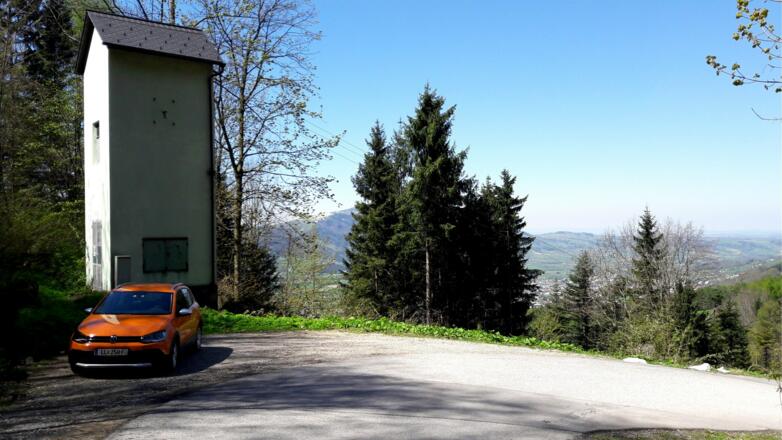 Start- und Endpunkt, Trafostation 765m