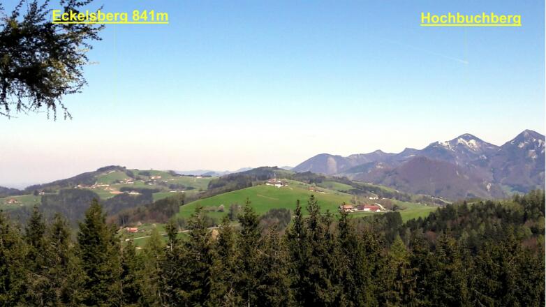 Eckelsberg und Hochbuchberg vom Grillenparz
