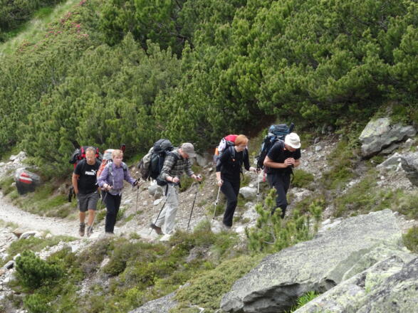 Steil bergauf im Winnebachtal.
