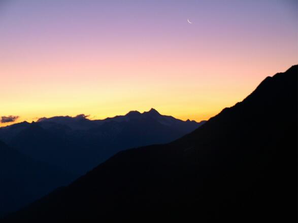 Sonnenaufgang über dem Großglockner