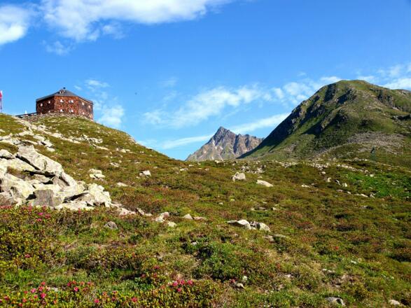 Abstieg von der Lasörlinghütte 2296 m