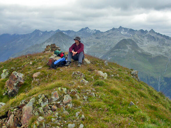 Blick vom Kahorn zum Panargenkamm