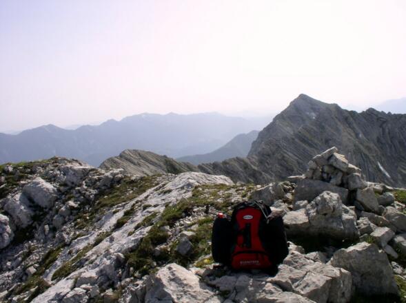 Rückblick von der Gruberwand zum Kleinem Priel