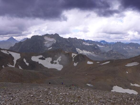Abstieg vom Kronenjoch