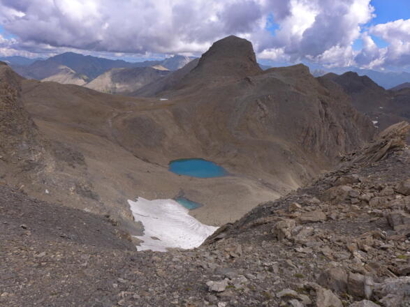 Die Breite Krone (Curuna Lada), bei dem kleinen Schneefleck ist das sogen. &quot;Falsche Kronenjoch&quot;