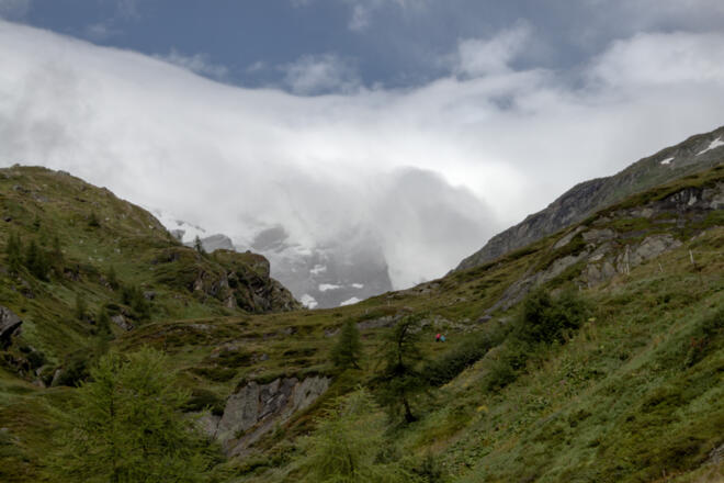 Aufstieg hinter der Ochsner Htt.