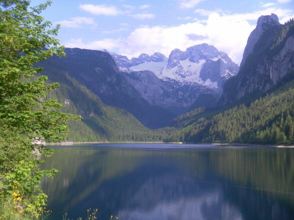Ausgangspunkt Gosausee mit Dachsteinblick