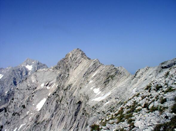 Angelmauer 2102 m im Blickfeld