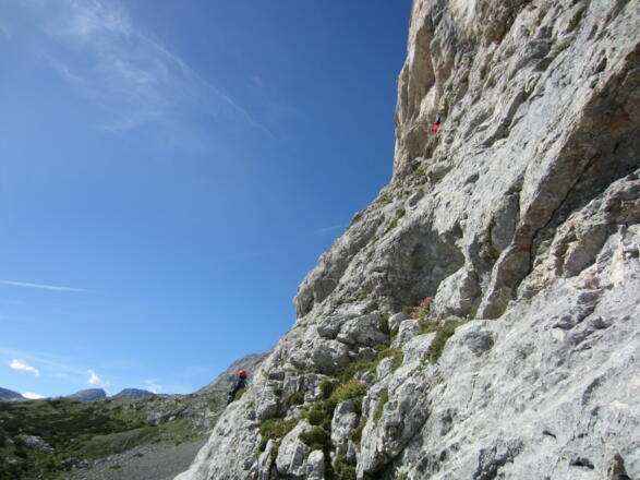 Seilschaft in der Ostwand