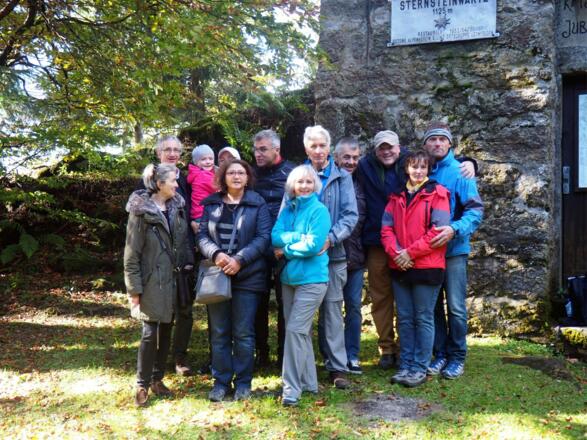 Sternstein 1125m am Fuß der Warte