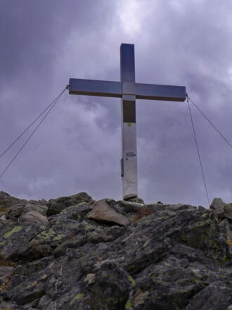 Gipfelkreuz des Grenzeckkopfes