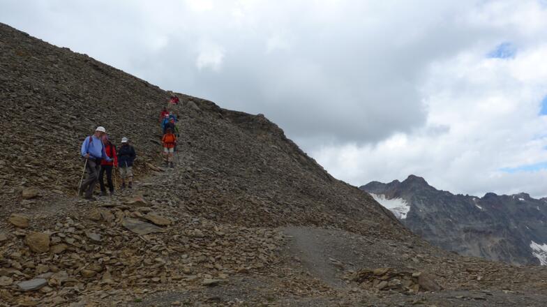 Abstieg zum Kronenjoch