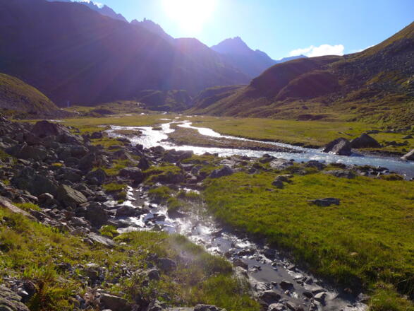 Beim Aufstieg im Bereich &quot;Breites Wasser&quot;