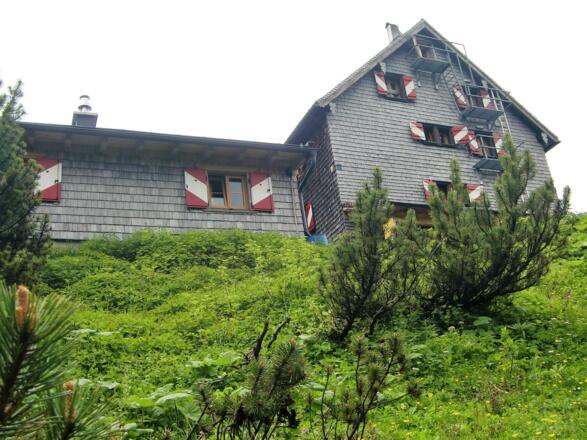 letzte Meter zur Peter Wiechenthaler Hütte