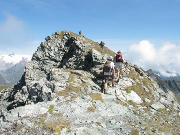 Die letzten Meter zum Gipfel