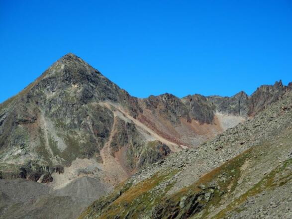 Blick zurück zum Gaiskogl und Gamsplatzl