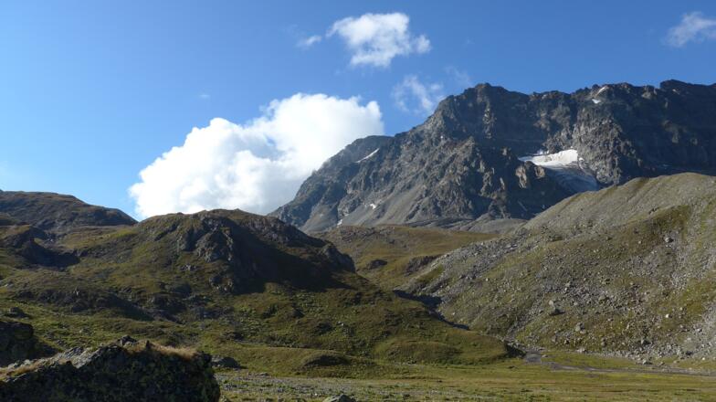 Die Steilstufe nach dem Finanzerstein
