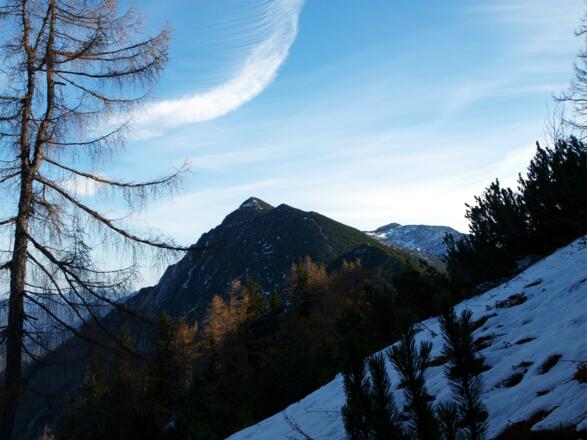 Schillereck beim nordseitigen Abstieg vom Spering
