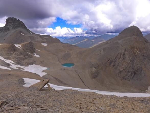 Blick von der Bischofsspitze, links die Krone, rechts die Breite Krone