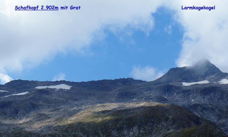 Rückblick von der Schutzhütte
