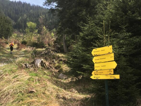 Richtung Haidensperre