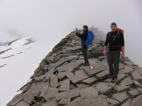 Oberster, leichter Felsgrat zum Zittelhaus (24.07.2017)