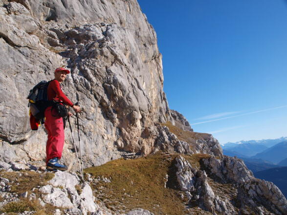 Einstieg SW-Wand, 2215 m