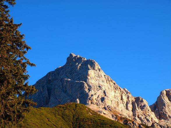Erster Blick zum Selbhorn