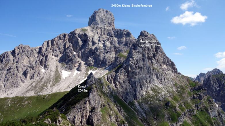 Leckkogel 2032m, Blick zum Kampl usw.