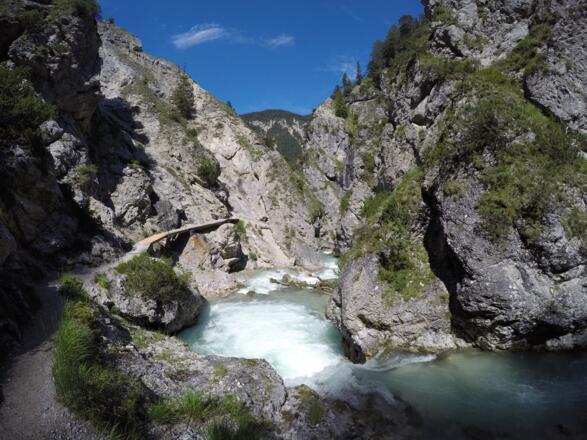 Der wunderbare Steig durch die Gleirschklamm