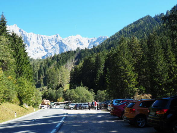 Parkplatz 1120m an der Filzmooser Landesstraße