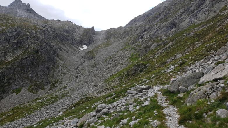Aufstieg Barmer Hütte