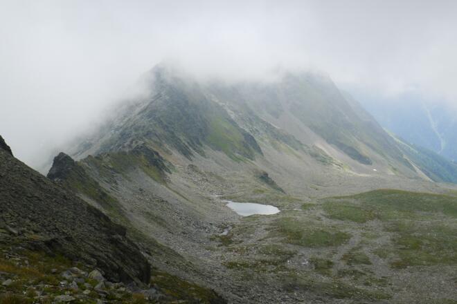 Am Törl, Blick zurück auf das Tögischer Bachl