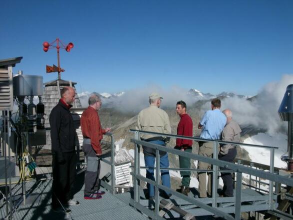 Besichtigung der Wetterstation