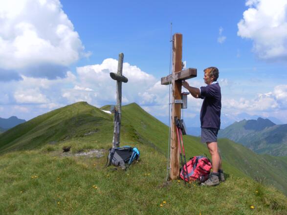 Weichselbachhöhe, dahinter Breitebenkopf