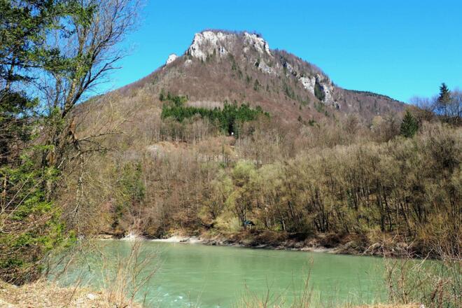 Tiefpunkt 375m, Enns mit Rotmauer