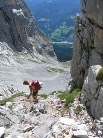 Felsstufe im Grießkar