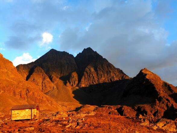 Sonnenaufgang Hoher und Niederer Prijakt