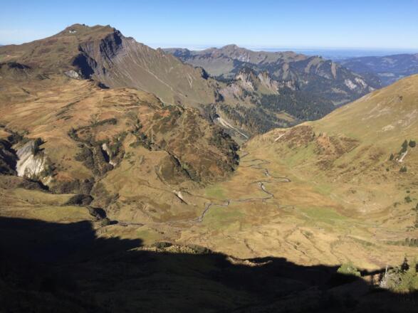 Blick hinag ins Hochgerach
