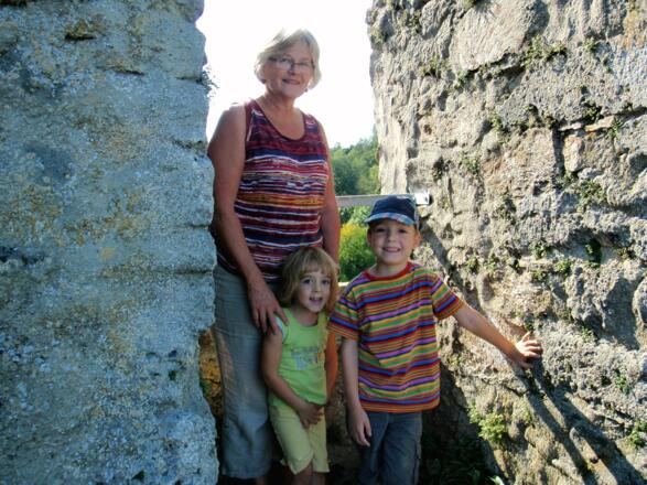 Bergfried 32m hoch bezwungen